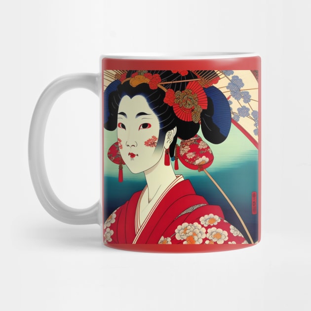 Geisha Study A in Japanese Style by Oldetimemercan